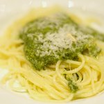 La Brianza - ランチコース 3000円 のリグーリア風バジルペーストのスパゲッティ
