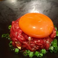 焼肉ホルモン 稲田 - 正真正銘のユッケ　1,680円