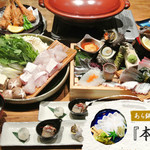 磯ぎよし - 特撰天然本あら鍋コース