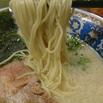 にんにくや - 細麺だが柔くはない