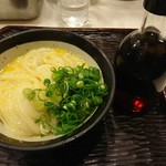 うどん 丸香 - 釜たまとダシ醤油