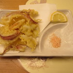 味処 大丸 - 姿造りの後造りは、天ぷらにして貰うのが好き