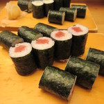 味処 大丸 - 鉄火とかっぱ、佐賀海苔の香りが良い