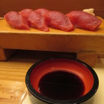 味処 大丸 - 鮪だけを握って貰って