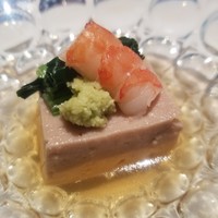 旬家 和しん - 胡麻豆腐と海老