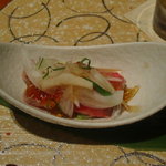 佐賀牛 季楽 銀座  - 前菜（佐賀牛のたたき）