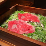 佐賀牛 季楽 銀座  - 綺麗なピンク色ですねぇ～♪