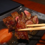 佐賀牛 季楽 銀座  - 体温で融けてゆく脂身