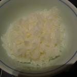 佐賀牛 季楽 銀座  - 艶々で米が一粒づつ立っています