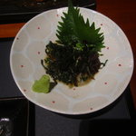 佐賀牛 季楽 銀座  - 剣先イカと真鯛の漬け