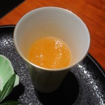 佐賀牛 季楽 銀座  - メロンとココナッツミルクのプディング