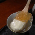 佐賀牛 季楽 銀座  - 二層のプディング