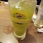豊後高田どり酒場 - 緑茶ハイ