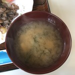 かざぐるま - 牛焼肉定食 みそ汁