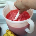 カフェラッテ - 旬のくだものから作ります。