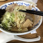 支那そば 月や - 平打ちちぢれ太麺