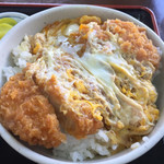 麺喰 - カツ丼はフルサイズ♬