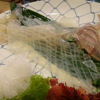 河太郎 中洲本店 - 活けイカ造り1