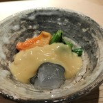 ぎおん 阪川 - のれそれと赤貝の酢味噌和え