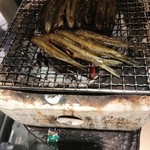 ぎおん 阪川 - もろこ焼いてます