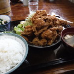 おかめ食堂 - からあげ定食1