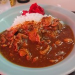 辰の子食堂 - 半カレー。