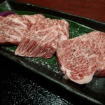 Miyabi - 仙台牛A5ランクの綺麗なお肉です。