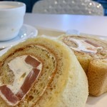 カフェ・ディ・フェスタ - りんごのロールケーキ 2017/01/16