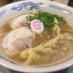 布施 細見商店 - 鶏豚骨らーめん（￥800）