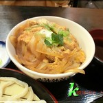 楽楽庵 - ミニかつ丼