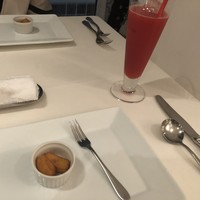 IL PINOLO 梅田 - お食事前の小さな一皿、シチリアオレンジ（800円）