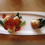 やさい中華 四川菜 - オープン1周年記念限定ランチ　海老のチリソースとクルトン揚げ