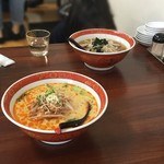 餃子の味楽 - 担々麺＆醤油ラーメン