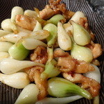 きはるの胡麻鯖や - 島ラッキョの黒酢炒め1