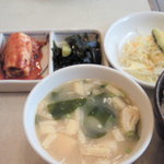 関内苑 - サラダなど2012.5.22