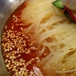 炭火焼肉 羅山 - 麺