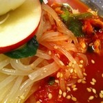 炭火焼肉 羅山 - 冷麺　スープ