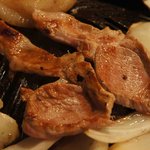 炭火焼ジンギスカン ポッケ - ちょっとレアで