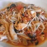 シチリア - ランチパスタ(ペスカトーレ海老抜き・トマト味)