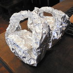 シチリア - 食べきれ無かったフォカッチャ包んでくれました