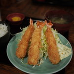 Tora - エビフライ定食（2011年6月)