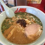 ラーメン山岡家 - 濃厚えび味噌ラーメン¥860