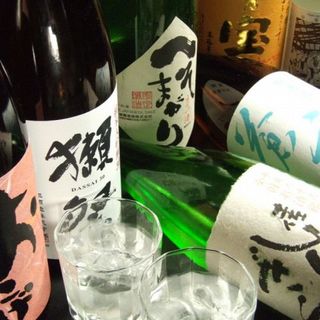 おばんざいに合うお酒・有名地酒を多くご用意。