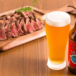 Kurafuto Bia Mugibatake - 苦みの強いIPAタイプのビールとガッツリお肉！