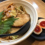 麺屋 団長 - 男のまぜ麺（200g・炒め野菜盛り）