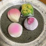 菓匠　穂俵 - 主菓子4種類