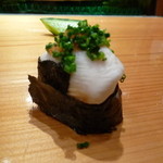 天寿し - １４品目　ふぐの白子