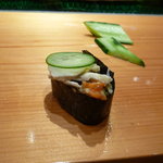 天寿し - １７品目　創作的な軍艦巻き（忘れちゃいました・・・）