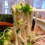 中華蕎麦 蘭鋳 - 肉盛りそばの大盛り&ねぎ 6/23/'11