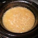 カセント - 今帰仁アグー豚のチャーシューのスペイン風オジヤ